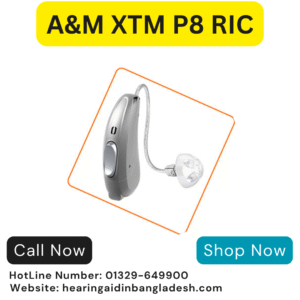 A&M XTM P8 RIC 16-Channel Hearing Aid