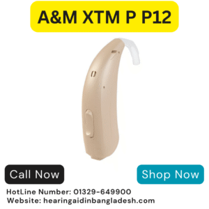 A&M XTM P P12 BTE 24-Channel Hearing Aid