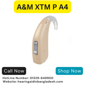 A&M XTM P A4  BTE 8-Channel Hearing Aid