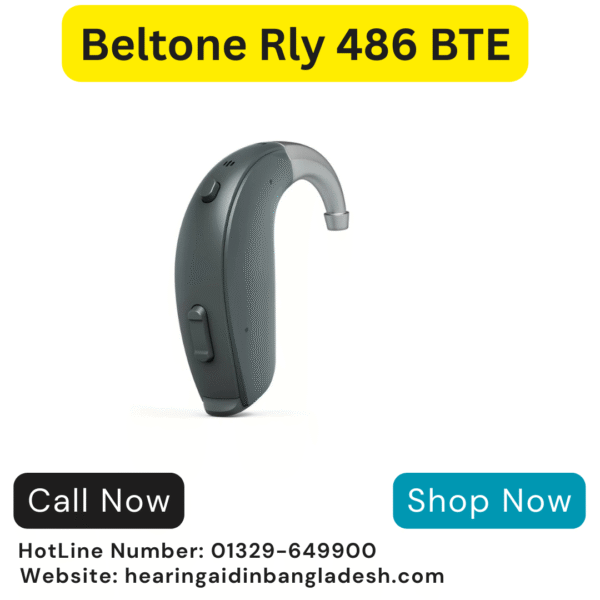 Beltone Rly 486 HP BTE 12-Channel Hearing Aid
