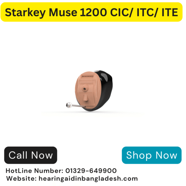 Starkey Muse 1200 CIC/ ITC/ ITE 12-Channel Hearing Aid