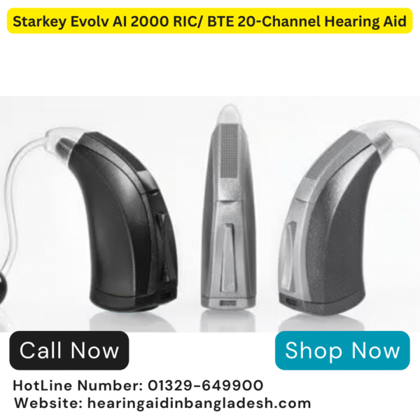 Starkey Evolv AI 2000 RIC/ BTE 20-Channel Hearing Aid