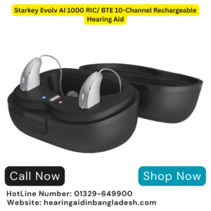 Starkey Evolv AI 1000 RIC/ BTE 10-Channel Rechargeable Hearing Aid