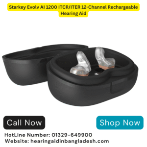 Starkey Evolv AI 1200 ITCR/ ITER 12-Channel Rechargeable Hearing Aid