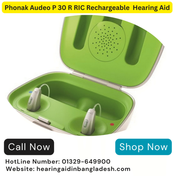 Phonak Audeo P 30 R RIC 12-Programmable Rechargeable Hearing Aid