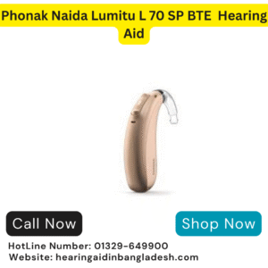 Phonak Naida Lumitu L 70 SP BTE 20-Programmable Hearing Aid