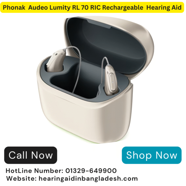 Phonak Audeo Lumity RL 70 RIC 20-Programmable Rechargeable Hearing Aid