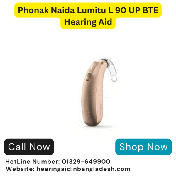 Phonak Naida Lumitu L 90 UP BTE 20-Programmable Hearing Aid