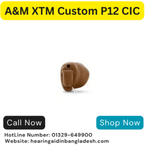 A&M XTM Custom P12 CIC 24-Channel Hearing Aid