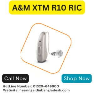 A&M XTM R10 RIC 16-Channel Rechargeable Hearing Aid(Pair)