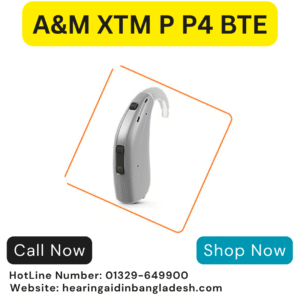 A&M XTM P P4 BTE 8-Channel Hearing Aid