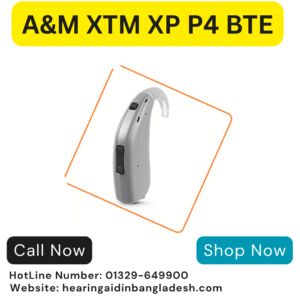 A&M XTM XP P4 BTE 8-Channel Hearing Aid