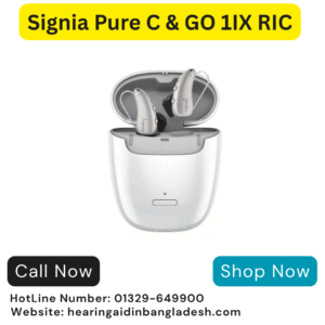 Signia Pure C & GO 1 IX RIC 16-Channel Rechargeable Hearing Aid(Pair)