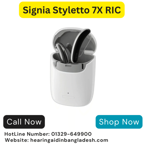 Signia Styletto 7X RIC 48-Channel Rechargeable Hearing Aid(Pair)