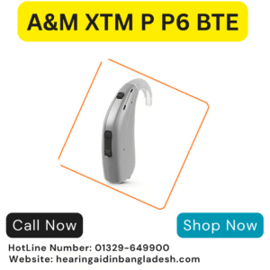 A&M XTM P P6 BTE 12-Channel Hearing Aid