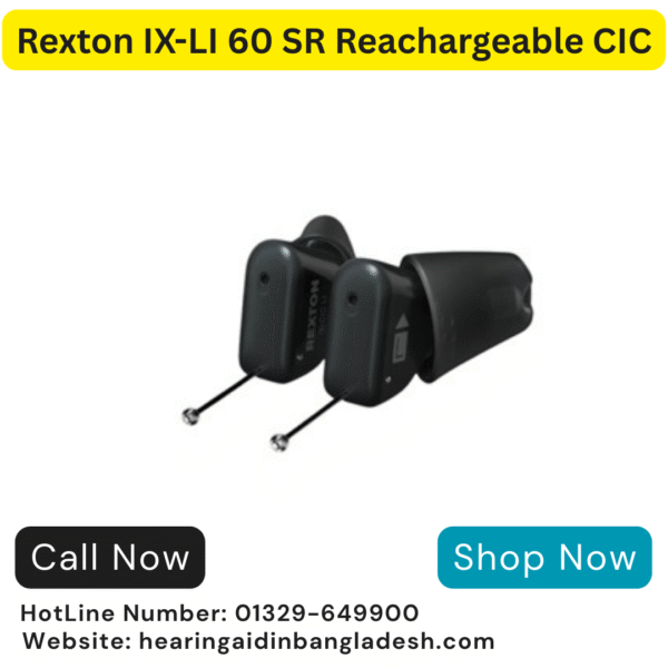 Rexton IX-LI 60 SR CIC 32-Channel Rechargeable Hearing Aid (Pair)